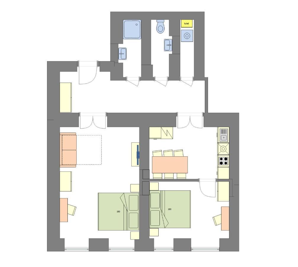 Modern And Spacious Apartments In City Center Praga Exterior foto