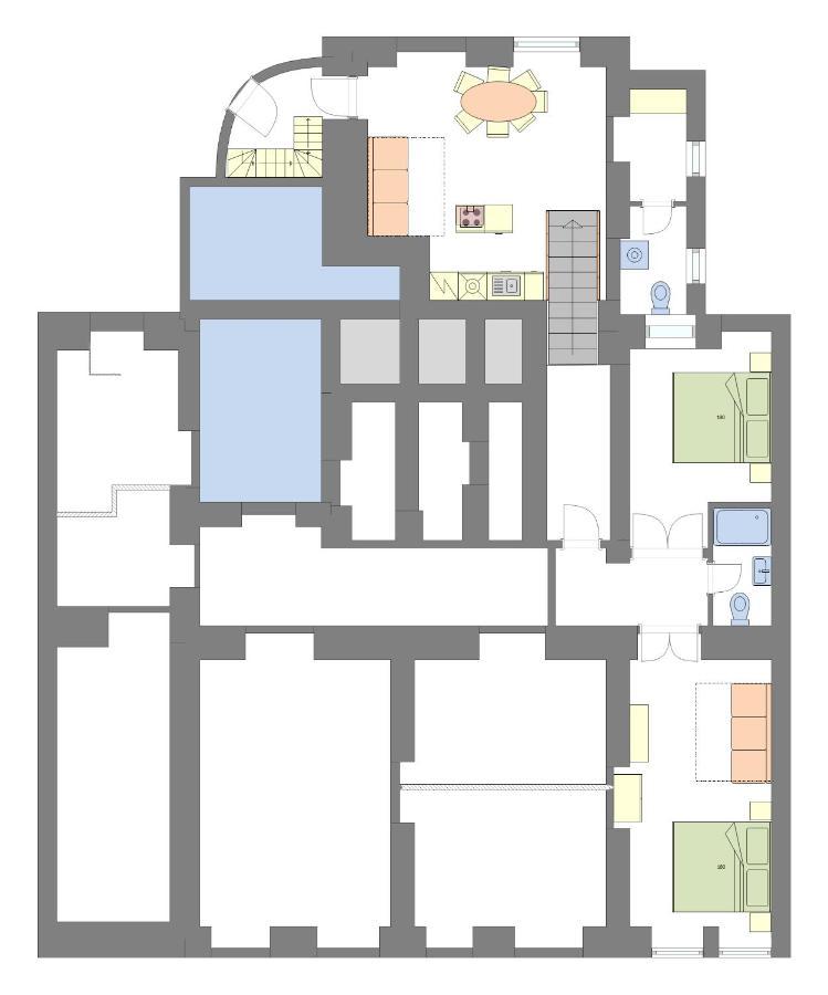 Modern And Spacious Apartments In City Center Praga Exterior foto